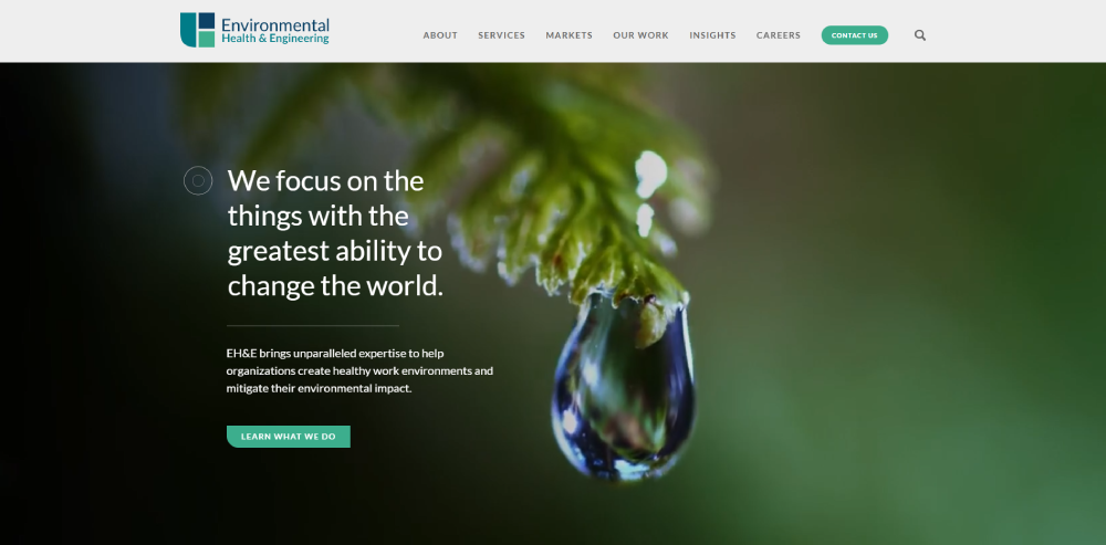 A water droplet