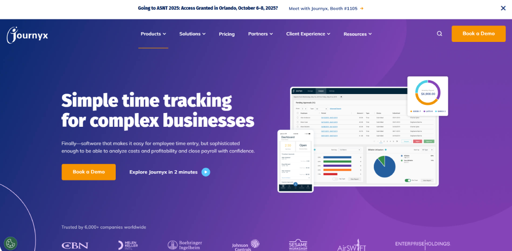 A screenshot of tracking tool